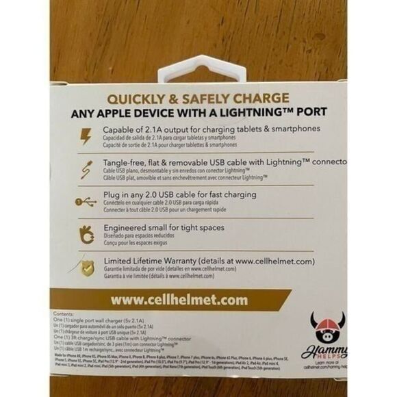 Iphone wall and lightening cable 3ft - Picture 4 of 4